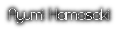 Text Ayumi Hamasaki - бесплатно png