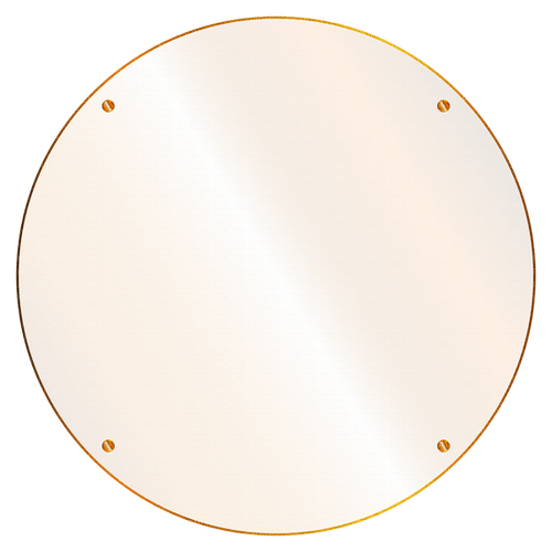 Round Glass Frame - PNG gratuit