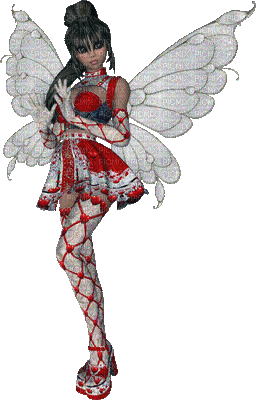 laurachan red fairy - Безплатен анимиран GIF