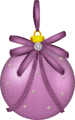Kaz_Creations Deco Christmas Bauble Ornament Ribbons Colours - ücretsiz png