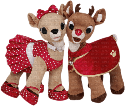 Christmas decorations toys reindeer_Noël décorations jouets renne_tube - zadarmo png