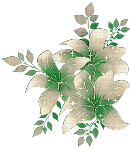 decorative lily - ücretsiz png