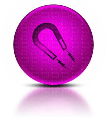pink magnet icon - gratis png