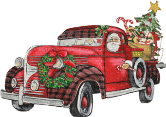 Christmas car, truck, bp - kostenlos png