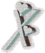 Tube lettre-X- - Бесплатный анимированный гифка
