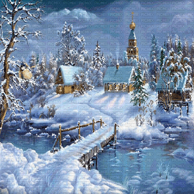 kikkapink winter christmas animated background - Gratis geanimeerde GIF
