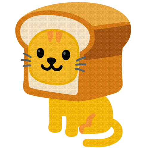 catbread emoji emojikitchen - gratis png