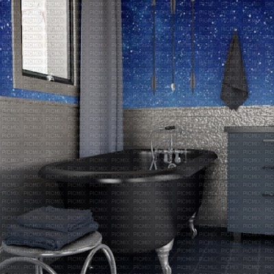 Blue Bathroom - 無料png