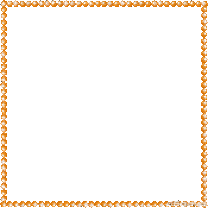 soave frame animated border vintage pearl orange - GIF เคลื่อนไหวฟรี