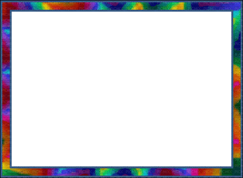 rainbow animated  border - GIF animé gratuit