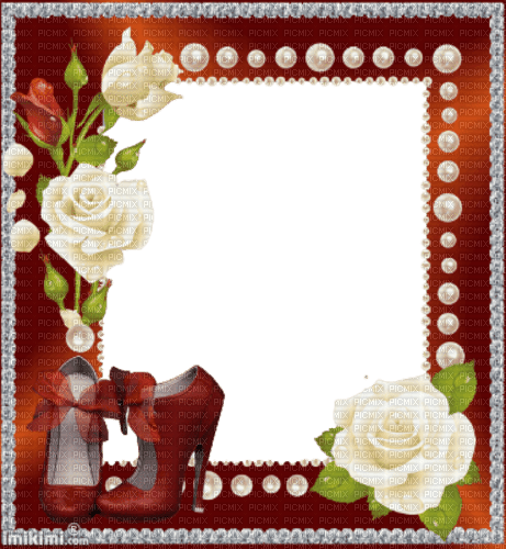 Red.Cadre.Frame.Shoes.Victoriabea - gratis png