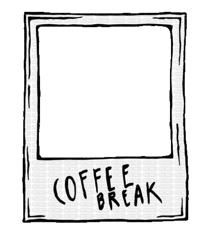 Coffee Break Photo Frame - Gratis animeret GIF
