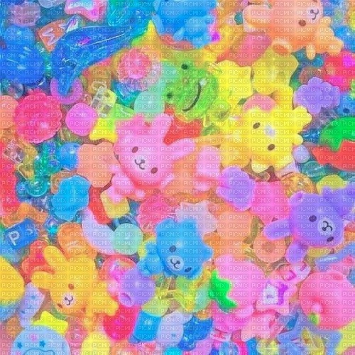kidcore background rainbow - 無料png