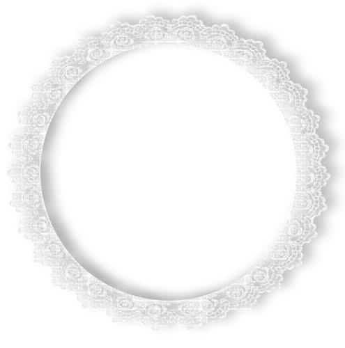 ROUND/LACE FRAME - kostenlos png