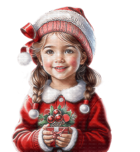 sm3 child cmas christmas red - PNG gratuit