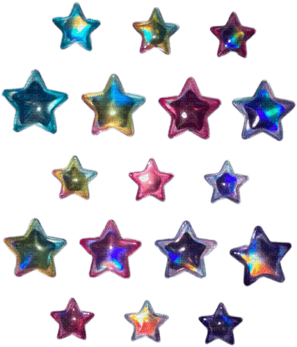 star sticker overlay - Free PNG