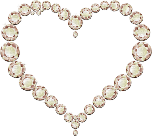Frame heart brilliant brown - δωρεάν png