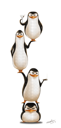 pingwiny z madagaskaru - kostenlos png
