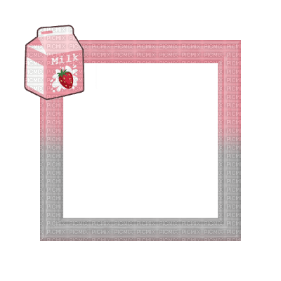 Small Pink/White Frame - gratis png
