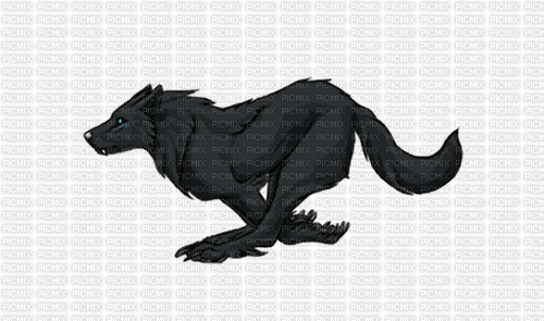 Волк - Animovaný GIF zadarmo