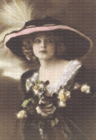 Portrait of a woman with glitter - Ilmainen animoitu GIF