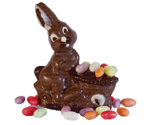 chocolate easter bunny paques lapin - безплатен png