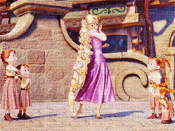 Rapunzel - Gratis animeret GIF