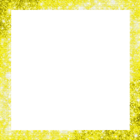 Animated.Glitter.Frame.Yellow - KittyKatLuv65 - Darmowy animowany GIF