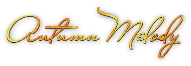 soave text autumn melody yellow orange - PNG gratuit