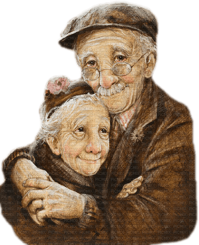 Old Couple - png gratis