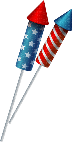 Patriotic.4th OfJuly.Scrap.Red.White.Blue - 免费PNG