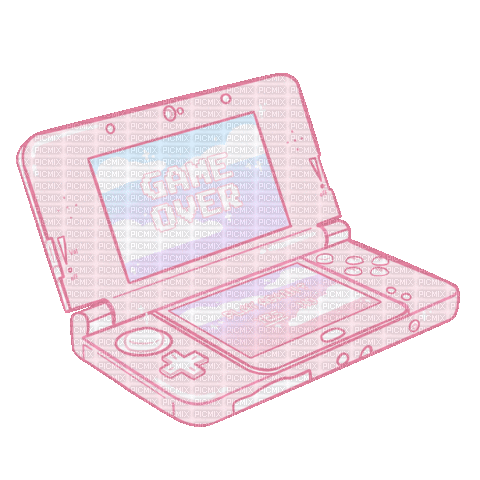 pastel pink nintendo 3ds - GIF animado gratis