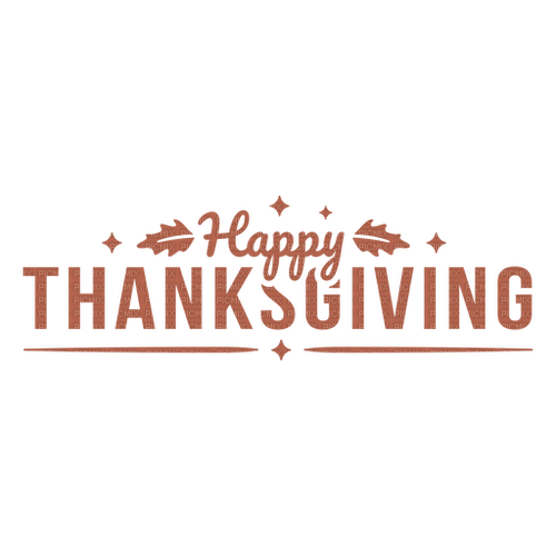 Happy Thansgiving Text - Bogusia - 免费PNG