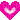 pink heart pixel - GIF animado gratis