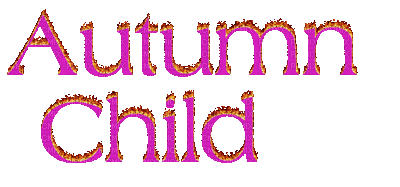 Kaz_Creations Animated Text Autumn Child Colours - Free animated GIF