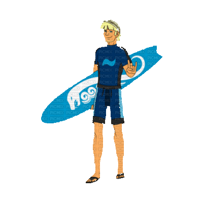 surfer bp - GIF animado grátis