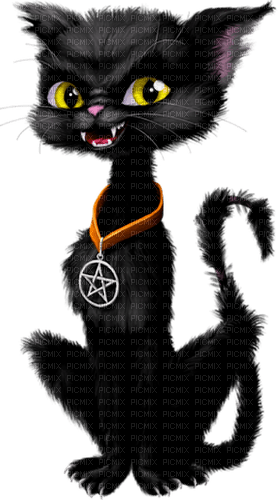 halloween cat by nataliplus - zadarmo png