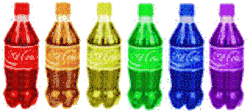 rainbow soda - Ingyenes animált GIF