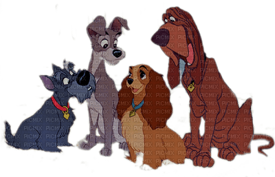 Lady and the tramp - bezmaksas png