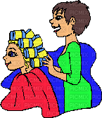 beauty salon bp - GIF animado grátis