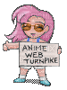 Anime web turnpike summer - Gratis animerad GIF