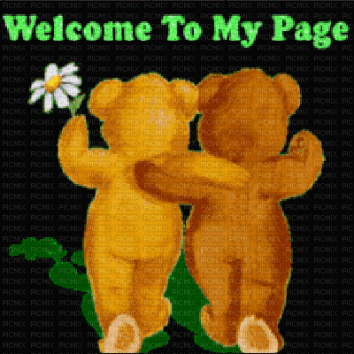 Kaz_Creations Pics Animated Welcome To My Page Colours - Gratis geanimeerde GIF
