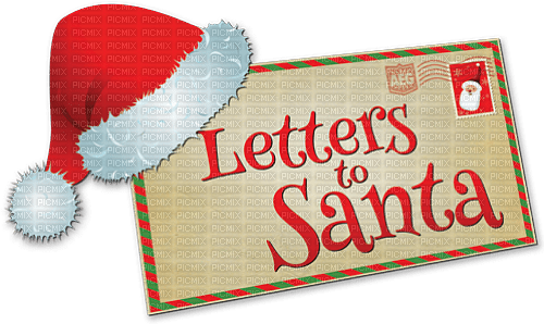 Santa Claus letters, sunshine3 - Free PNG