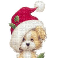 Kaz_Creations Animated Christmas Cute Dogs Dog Pup 🐶 - GIF animé gratuit