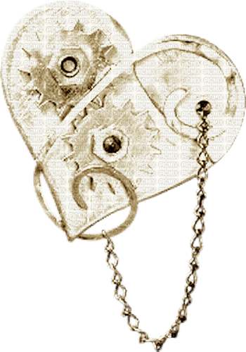 Steampunk heart - Free PNG