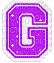Kaz_Creations Animated Alphabet Purple G - Δωρεάν κινούμενο GIF