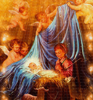 birth of Christ-NitsaP - Nemokamas animacinis gif