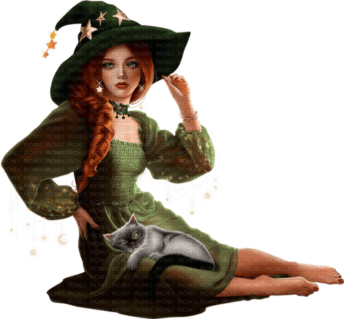 halloween witch by nataliplus - безплатен png