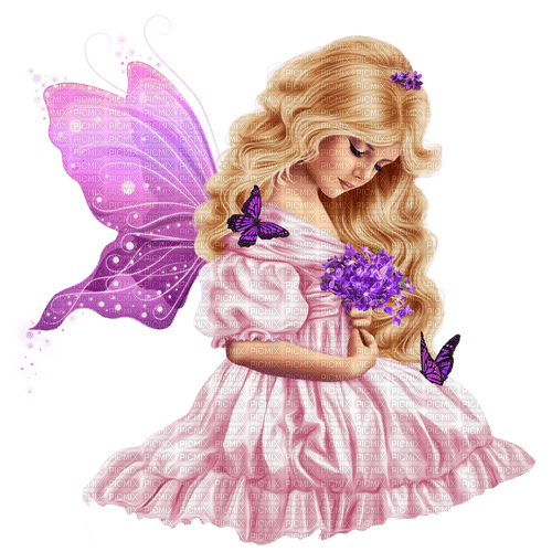 pink fairy autumn girl kikkapink - PNG gratuit