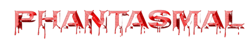 text gothic horror phantasmal ROSALIA73 - PNG gratuit